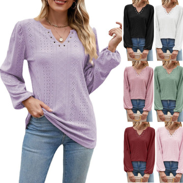 Casual Long Sleeves blouse high quality t shirt