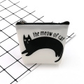 Cartoon cat style silicon cion purse