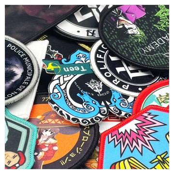 Custom Fabric Embroidered Patch Badges for Clothing