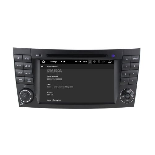RK-PX5 Android Head Unit Benz E270