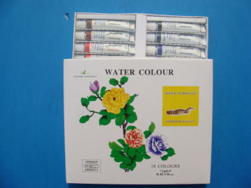 12ml 18colors beautiful watercolor painting, watercolor painting set, vivid water paint, washable watercolor