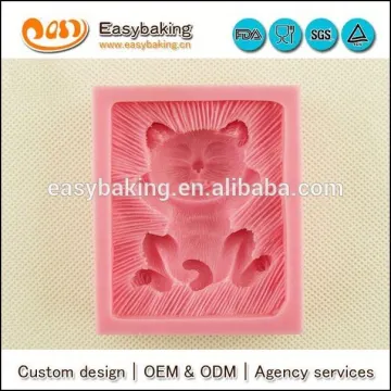 Custom fondant cake decorating silicone soap molds