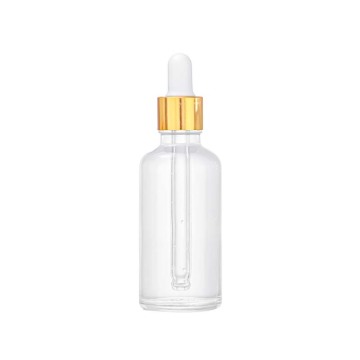 Separate bottle with clear glass dropper