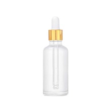 Separate bottle with clear glass dropper