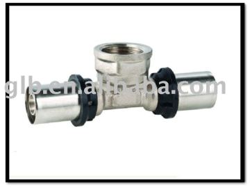 U Type inch brass fitting for pert al pert composite pipes