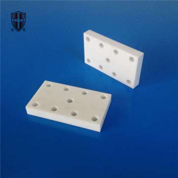 abrasive alumina Al2O3 ceramic brick plate with holes