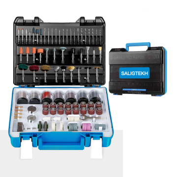 Comprehensive 530-Piece Mini Drill Kit with 1/8-inch Bits for Versatile Rotational Accessory Work