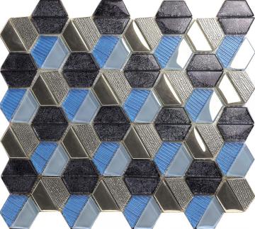 Farbe gemischt künstlerische Kristall Glas Mosaik Fliesen