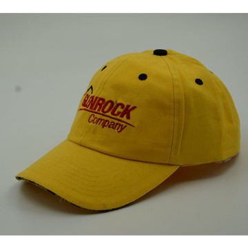 Cotton embroidery 6 panels baseball cap hats manufacture