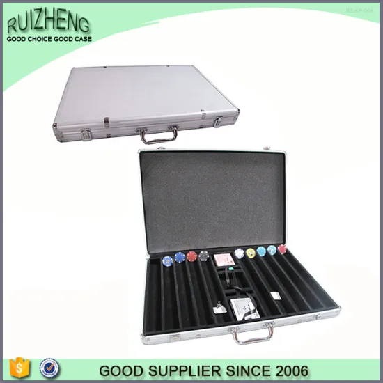 Hot sale aluminum poker chips ceramic case