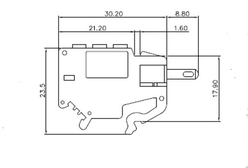  Feed-Through Flange Terminal Block