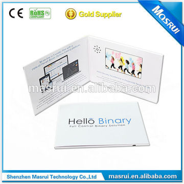 LCD video booklet LCD video Card LCD video brochure