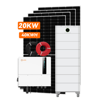 Home Off-Grid Solar Power System: Hybrid Grid Solar Energy with Lithium Battery (20kW/5kW/40kWh)