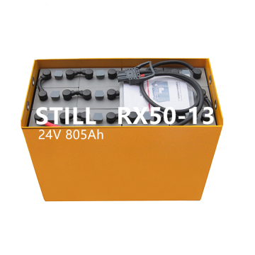 まだRX50-13 24V 805AHフォークリフト交換バッテリー