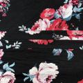 Knitted Rayon Spandex Single Jersey Printed Flower Fabric