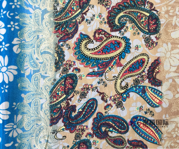 Popular 100% Rayon Printed Fabric