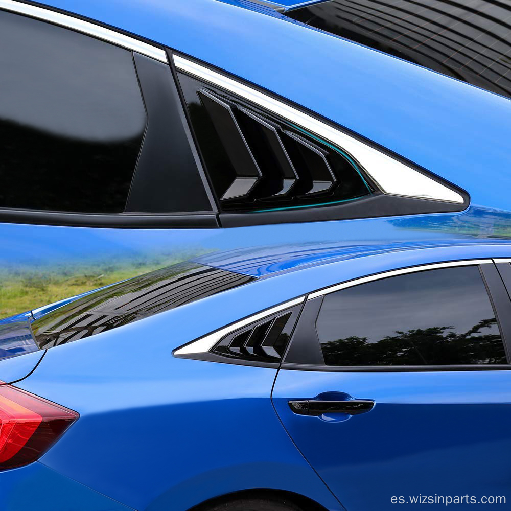 Rejillas de ventanas traseras para Honda Civic