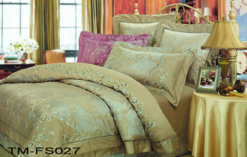 Jacquard Embroidery comforter set,jacquard comforter set,bedding set