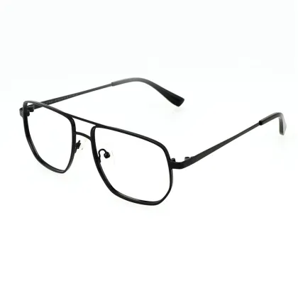 Ultralight Titanium Pilot Blue Cut Glasses for Men - New Fashion Business Eyeglass Frame