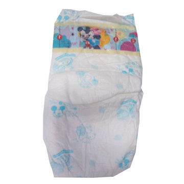 B-grade Baby Diapers with Cloth-like Back Sheet and Velcro Tapes