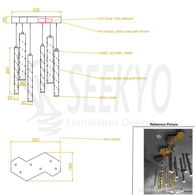 Proyecto Decoración del hogar personalizado Candelera de metal poroso