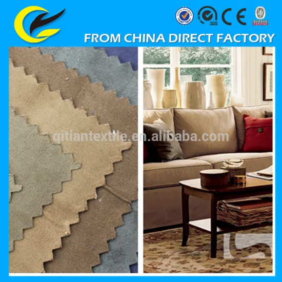 Hotsale suede fabric for sofa