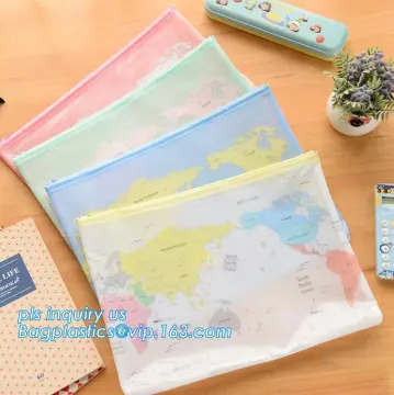 PVC slider promotional packaging bag, pe zipper bag/zipper document bag/zipper file folder bag,