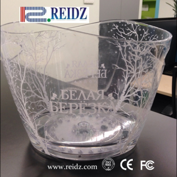 Plastic metal wine cooler bucket