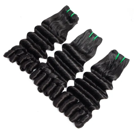 Royce Wholesale High Grade Virgin Brazilian Cuticle Aligned Ocean Wave Super  Double Drawn Hair Extensions