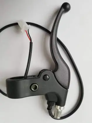 Electric bicycle brake handle combination