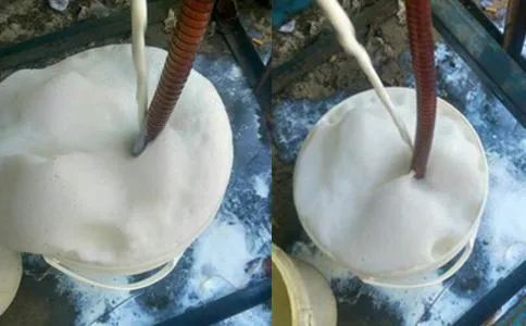 cutting fluid foam