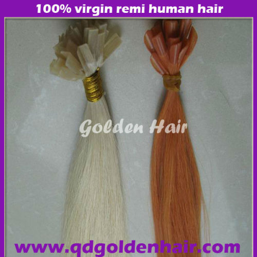 Silky Straight Natural Color Factory Price Brazilian Human Hair U Tip Hair Extension