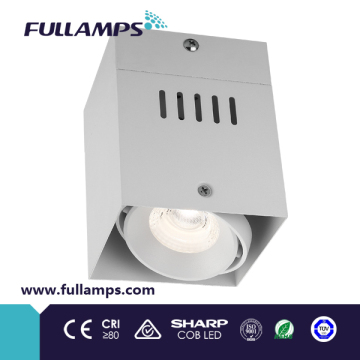 Fullamps COB ceiling grille light, easy installation, white housing down light