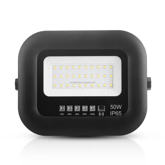 50W Solar Power Flood Light with Remote Control & Polycrystalline Panel for Garden and Street