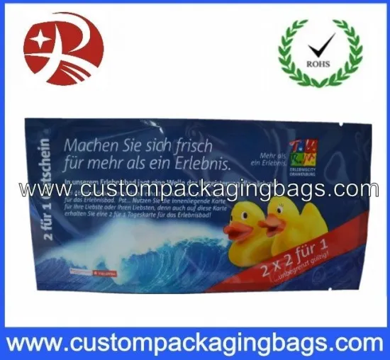 Custom Packaging Bags For Wet Wipes , Customized Heat Seal Plastic Bags