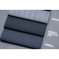 Textured Blue 70% Wool Fabric