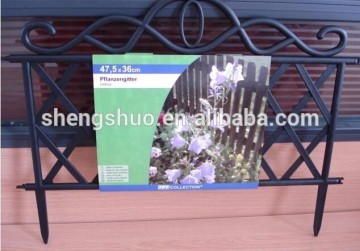Garden plastic edging/plastic garden fence/ cheap garden fencing