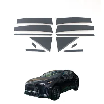OEM Car Stainless Steel Exterior Trim Parts for 2022 Toyota BZ4X Chrome Window Kick Panels