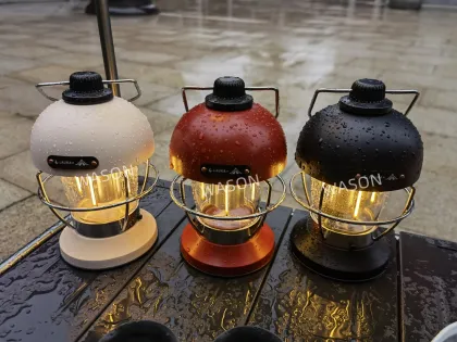 Wason Antique Original Rechargeable Portable Hanging Camping Lights Outdoor Novel Rustic Dimmable Decorative Desk Lantern