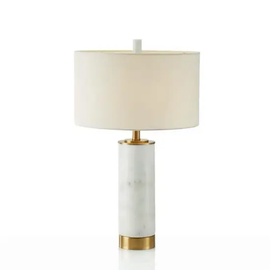 INSHINE Adjustable White Ceramic Table Lamp