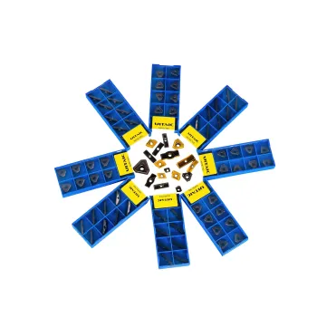 Hard alloy guide pads.