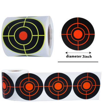100/200/250PCS Self-Adhesive Reactive Splatter Paper Targets for Archery Training