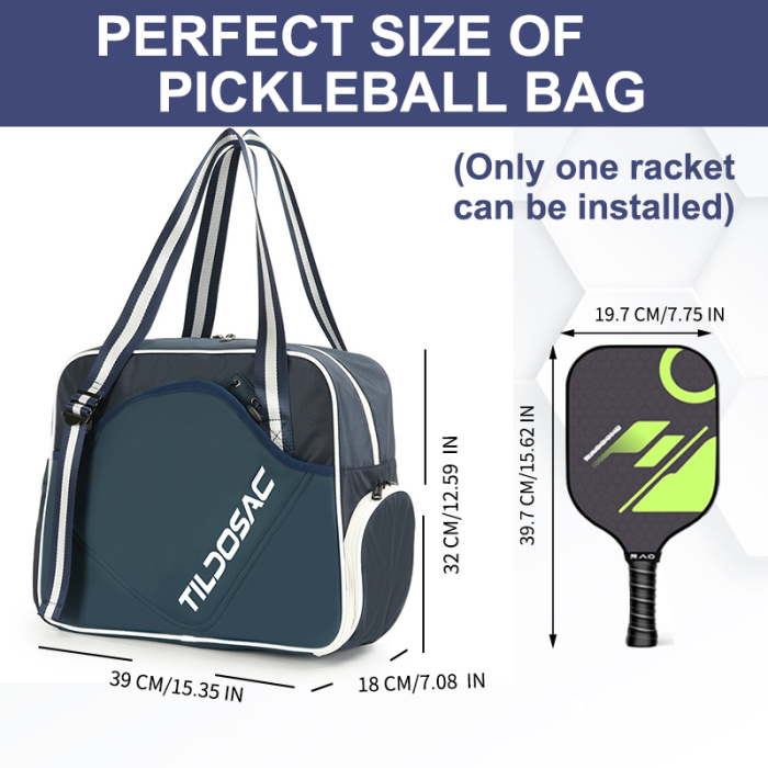 Nyon with PU Adjustable Pickleball Bag