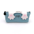 Canvas Pencil Case Cat pad pattern cute canvas pencil case Supplier