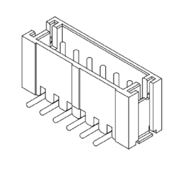 1,50mm Pitch 180 ° SMT Series Connector Series AW1501V-S-XP