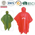 promotional pvc rain poncho with logo