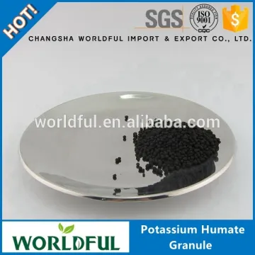 Worldful 100% Water Solubility Potassium Humate Granule From Leonardite Natural Humic Acid Price