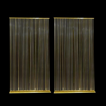 Adjustable Gold Metal Backdrop Stand with Sequins for Wedding Events