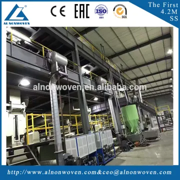 AL non woven 3200mm SMS fabric making machine