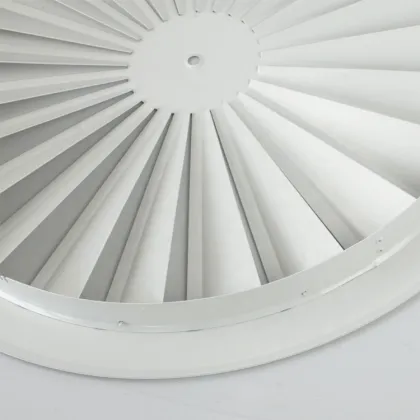 Round Swirl Diffusers with 22/24 Fixed Blades